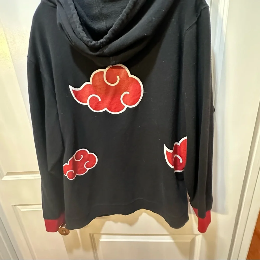 Vintage 2002 naruto viz akatsuki  sasuke hoodie size XXL - Picture 4 of 10
